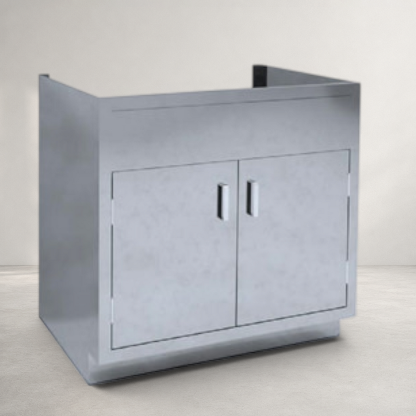 Base Cabinet - Dual Solid Door, for Sink Basin