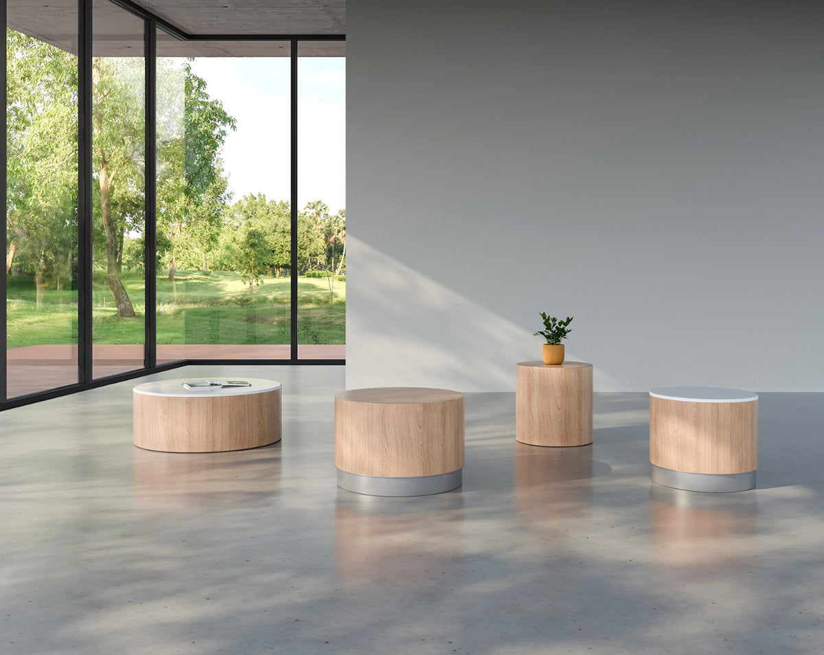 Bali Laminate Drum Table