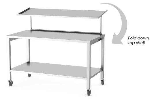 Stainless Steel Space Saver Tables