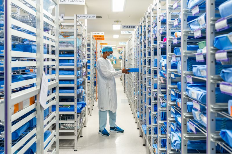 Spacelogic SteriRack - MDRD Sterile Storage