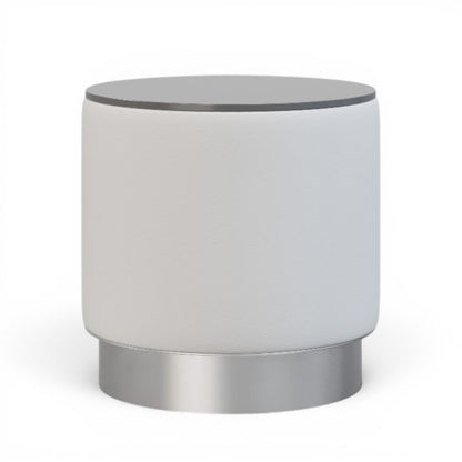 Bora Upholstered Drum Table
