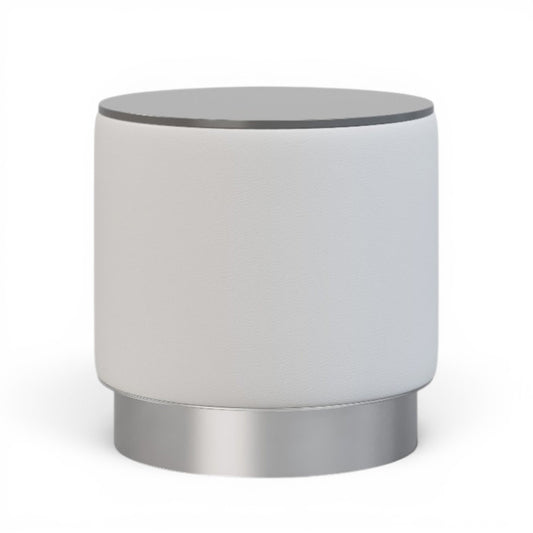 Bora Upholstered Drum Table