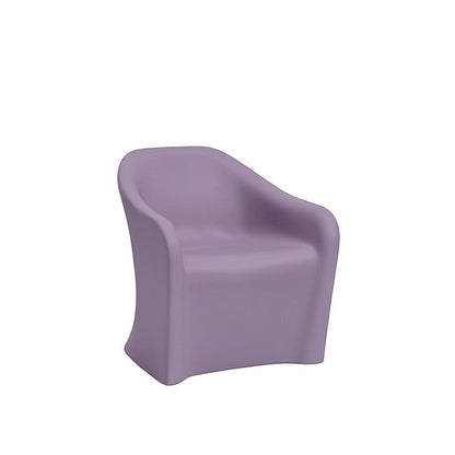 Stat Medical Inc Flo BH lounge chair in light purple with a durable, ligature-resistant rotomolded design.