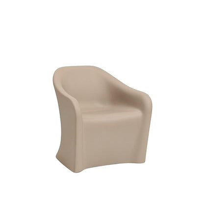 Stat Medical Inc Flo BH lounge chair in a smooth beige rotomolded finish with a safe ligature-resistant design.