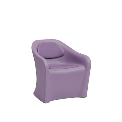 Stat Medical Inc Flo BH lounge chair in purple with a durable, ligature-resistant rotomolded design.
