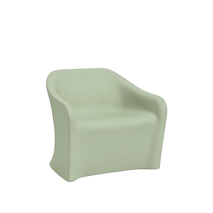 Stat Medical Inc Flo BH lounge chair in light green with a durable, ligature-resistant rotomolded design.