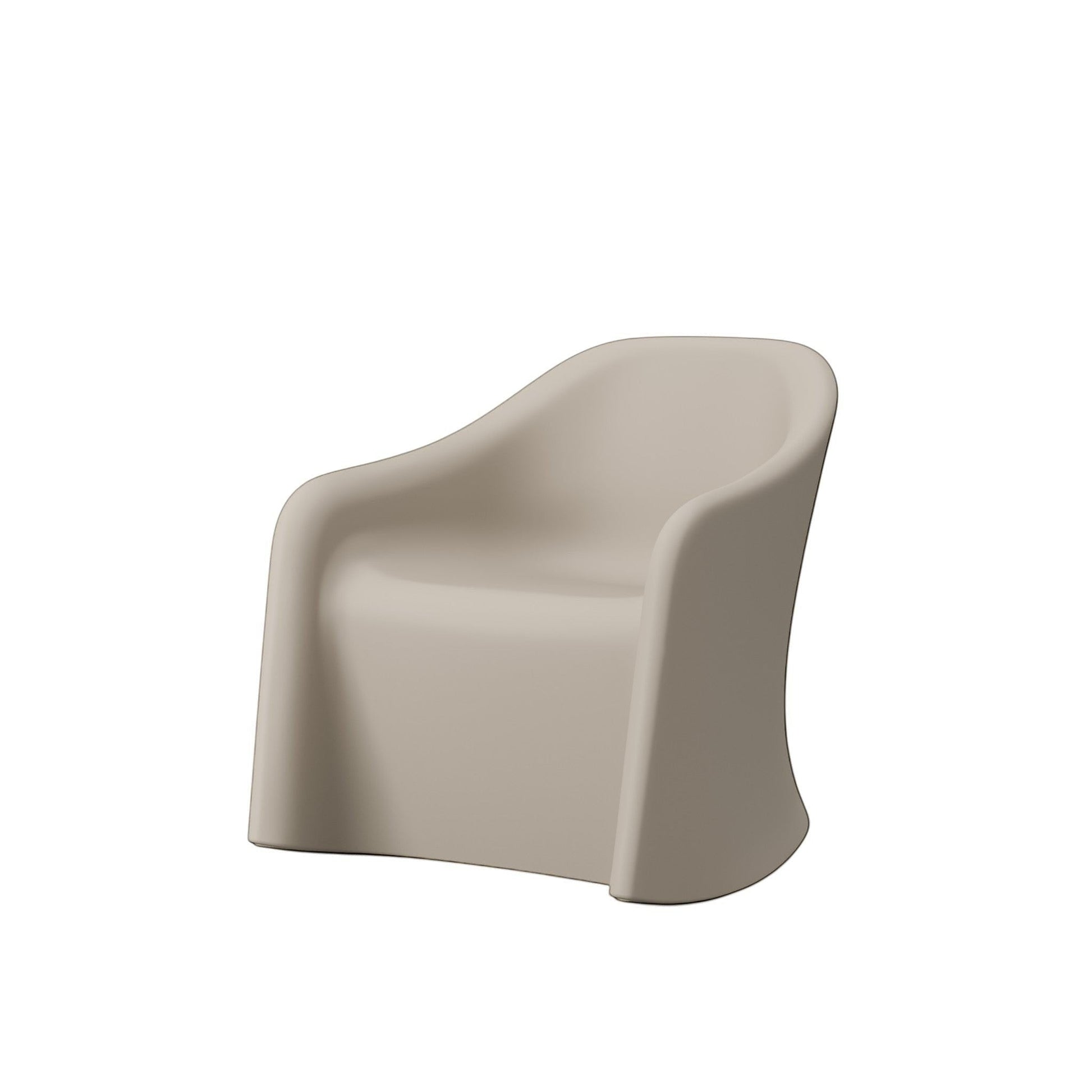 Flo Behavioural Health Ligature resistant rotomolded rocking chair on a white background