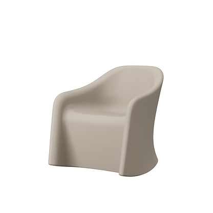 Flo Behavioural Health Ligature resistant rotomolded rocking chair on a white background