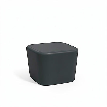 Stat Medical Inc Flo BH dark grey square occasional table with rounded safety edges for behavioural health spaces