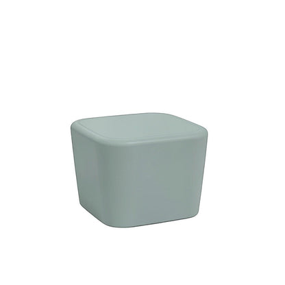 Stat Medical Inc Flo BH occasional table in sage green with rounded safety corners and ligature-resistant design.