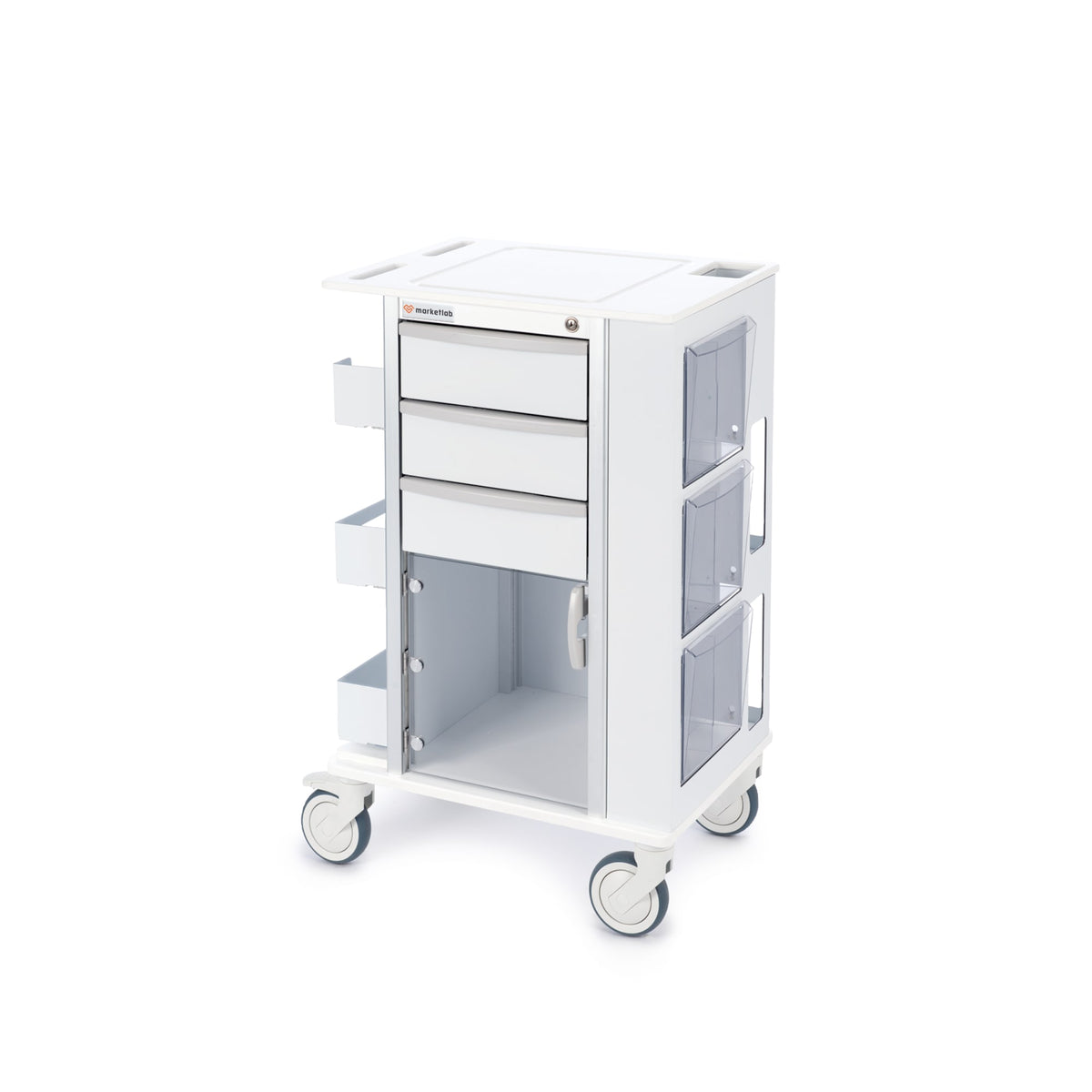 Insight Phlebotomy Cart, 3 Drawers, Key Lock