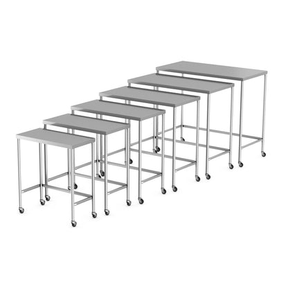 Stainless Steel Nested Tables