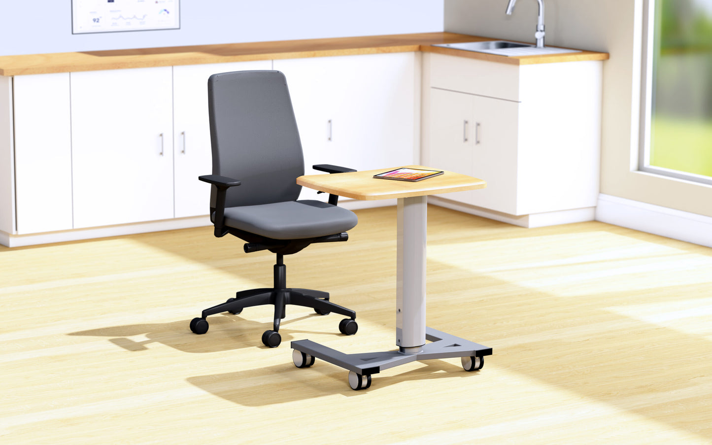 Roam Mobile Height Adjustable Workstation