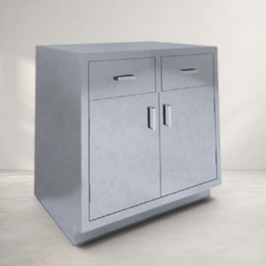 Base Cabinet - Dual Solid Door, Dual Drawer