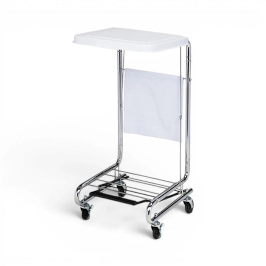 Chrome Square Hamper