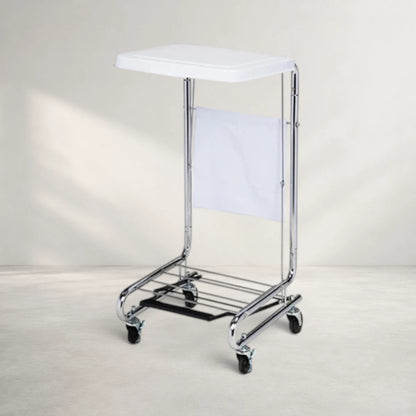 Chrome Square Hamper