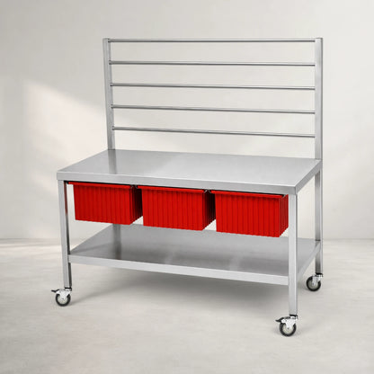 Central Sterile Instrument Wrapping Station