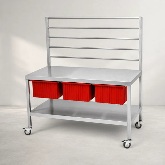 Central Sterile Instrument Wrapping Station