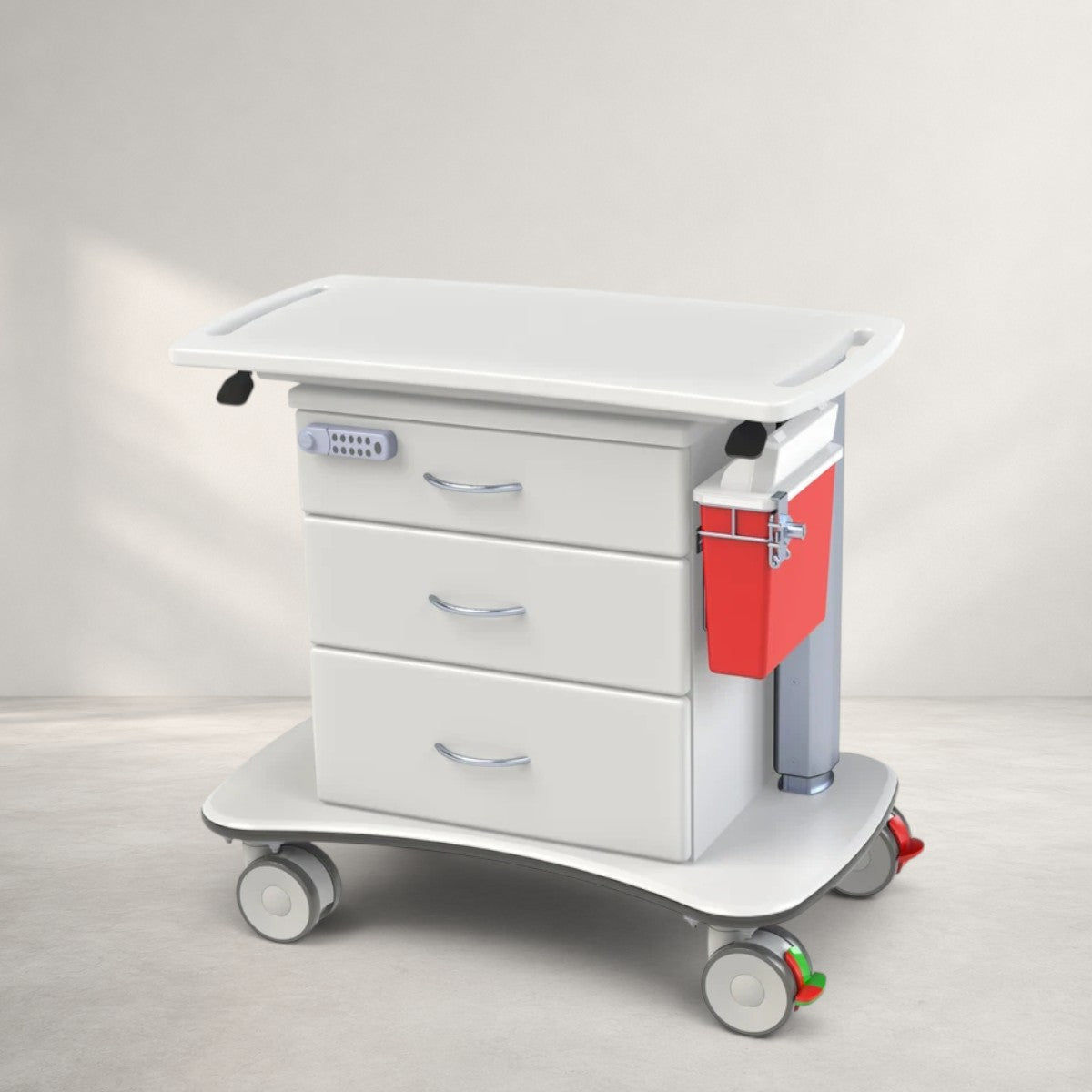 Height Adjustable Medical Cart