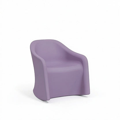 Stat Medical Inc Flo BH Rocker Chair in light purple, a rotomolded therapeutic rocking chair for behavioral health.