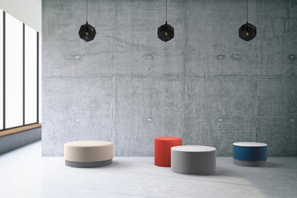 Bora Upholstered Drum Table