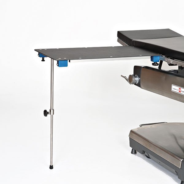 Station One Rectangle Arm and Hand Table with Leg