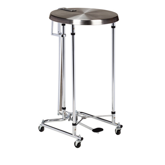 Chrome Round Hamper – Stat Medical Inc